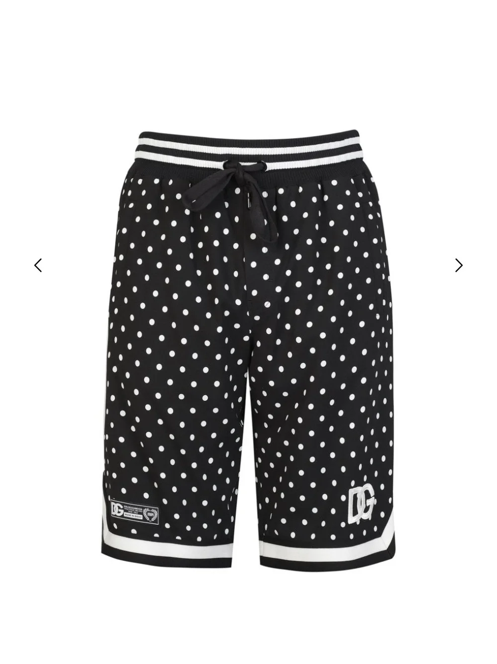 Dolce & Gabbana Polka Dot Athletic Shorts